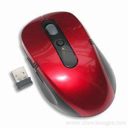 Wireless Optical Mouse with 800 to 1,600DPI Resolution